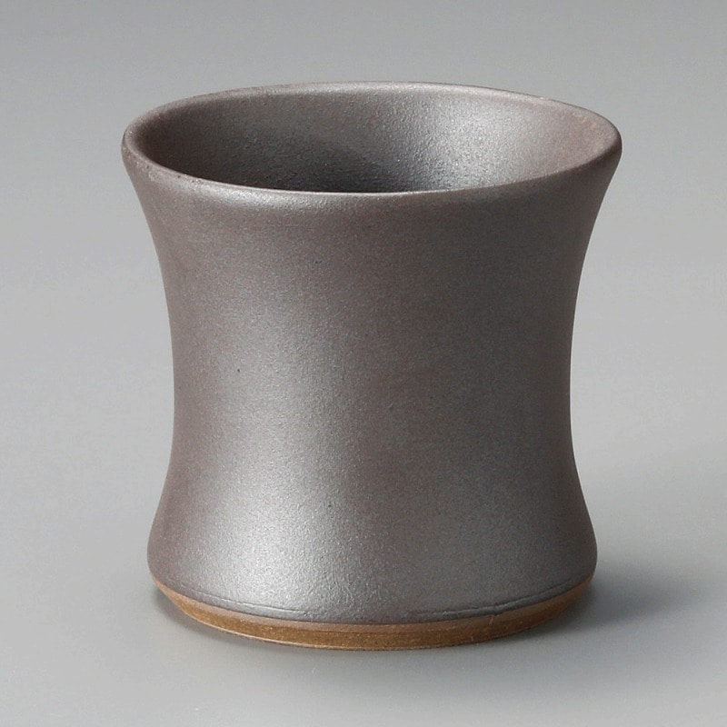 金正陶器 鉄黒キネ型ロックカップ 1個(ご注文単位1個)【直送品】