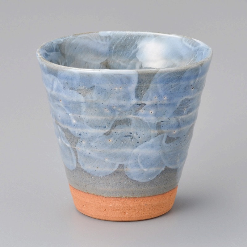 金正陶器 青釉タタキ焼酎カップ(大) 1個(ご注文単位1個)【直送品】