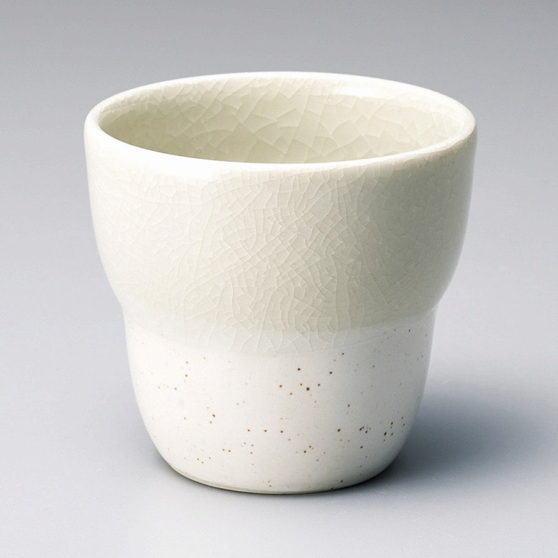 金正陶器 粉引白貫入タンブラー 1個(ご注文単位1個)【直送品】