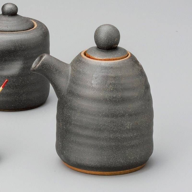 金正陶器 黒備前汁次(大) 1個(ご注文単位1個)【直送品】