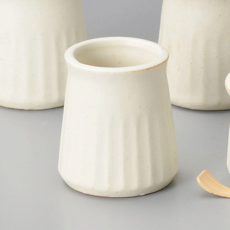 金正陶器 粉引ソギ十草楊枝入 1個(ご注文単位1個)【直送品】