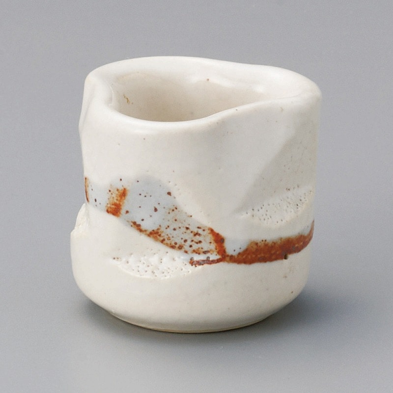 金正陶器 志野ツギ楊枝入 1個(ご注文単位1個)【直送品】