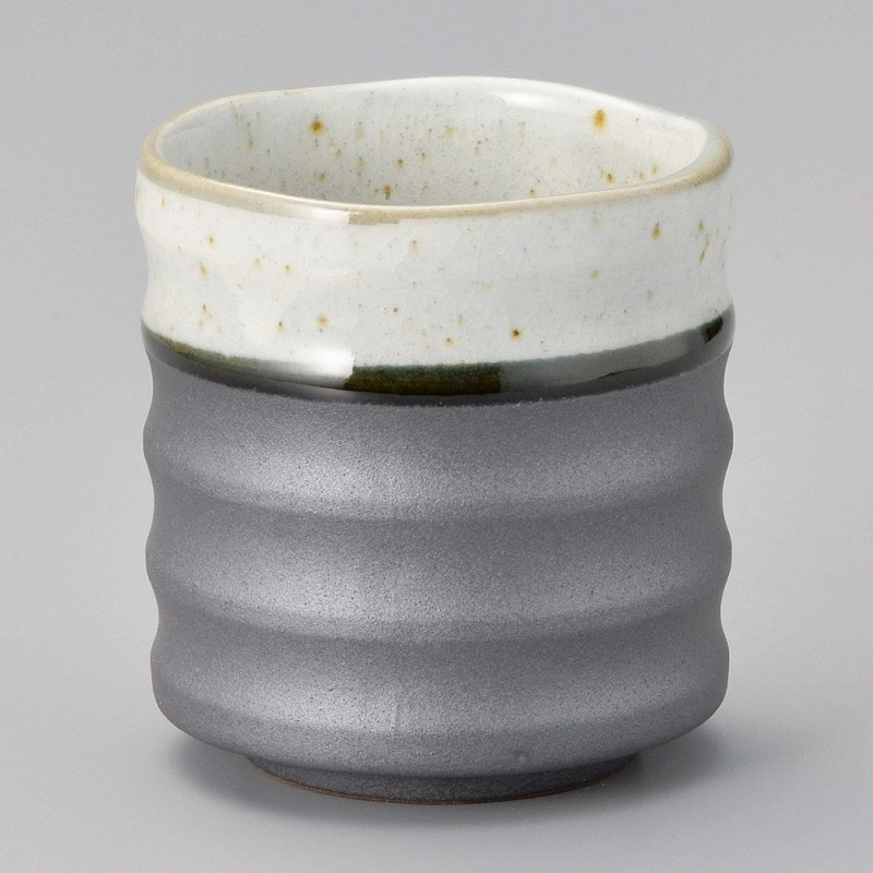金正陶器 粉引錆大寿司湯呑 1個(ご注文単位1個)【直送品】