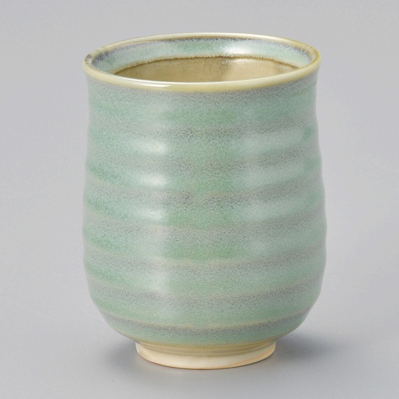 金正陶器 ヒスイ均窯湯呑(小) 1個(ご注文単位1個)【直送品】