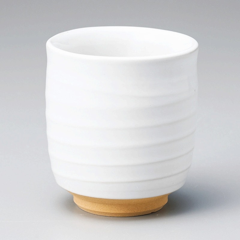 金正陶器 白寿司湯呑 1個(ご注文単位1個)【直送品】