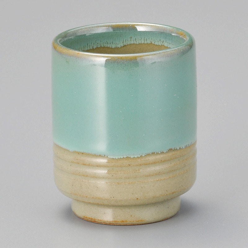 金正陶器 青益子切立湯呑(小) 1個(ご注文単位1個)【直送品】