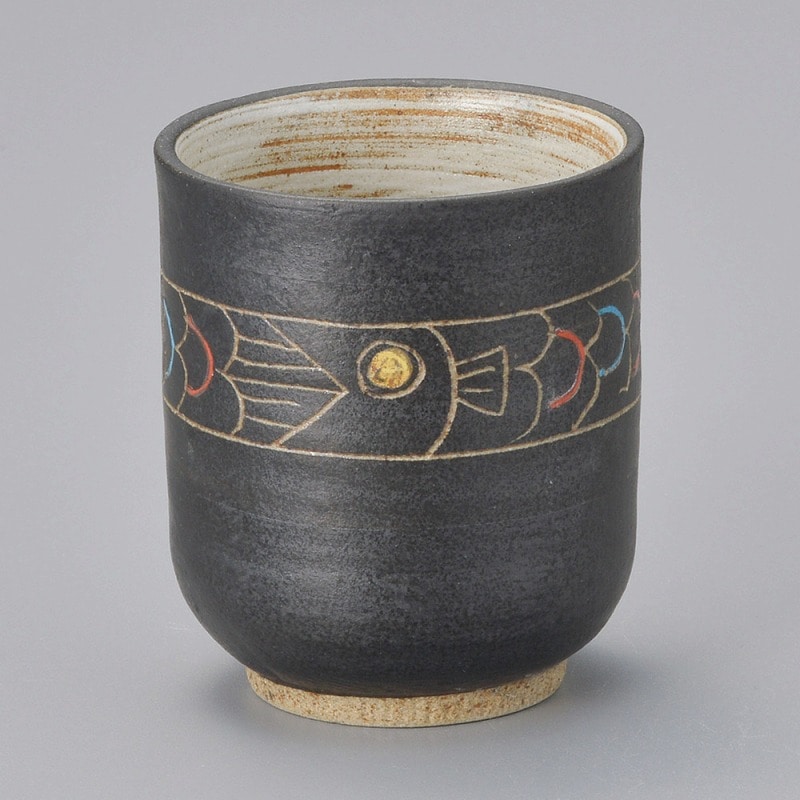 金正陶器 魚湯呑(小) 1個(ご注文単位1個)【直送品】