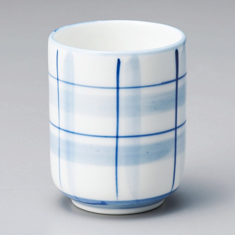 金正陶器 格子長湯呑 1個(ご注文単位1個)【直送品】