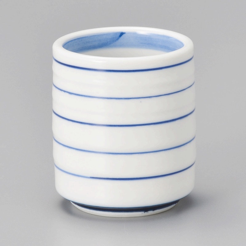 金正陶器 口厚横筋湯呑 1個(ご注文単位1個)【直送品】