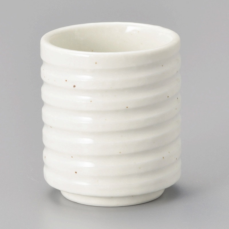 金正陶器 粉引けずり渦湯呑 1個(ご注文単位1個)【直送品】