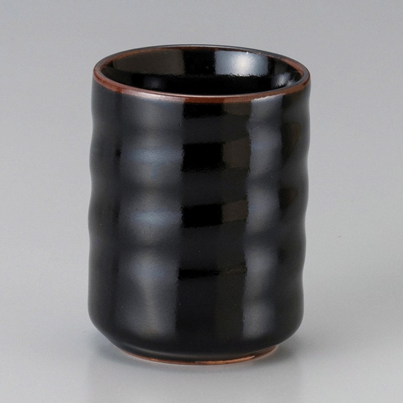 金正陶器 黒天目湯呑 1個(ご注文単位1個)【直送品】