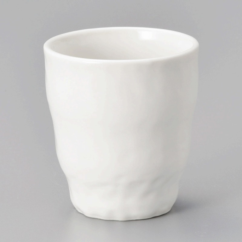 金正陶器 白マットコップ 1個(ご注文単位1個)【直送品】