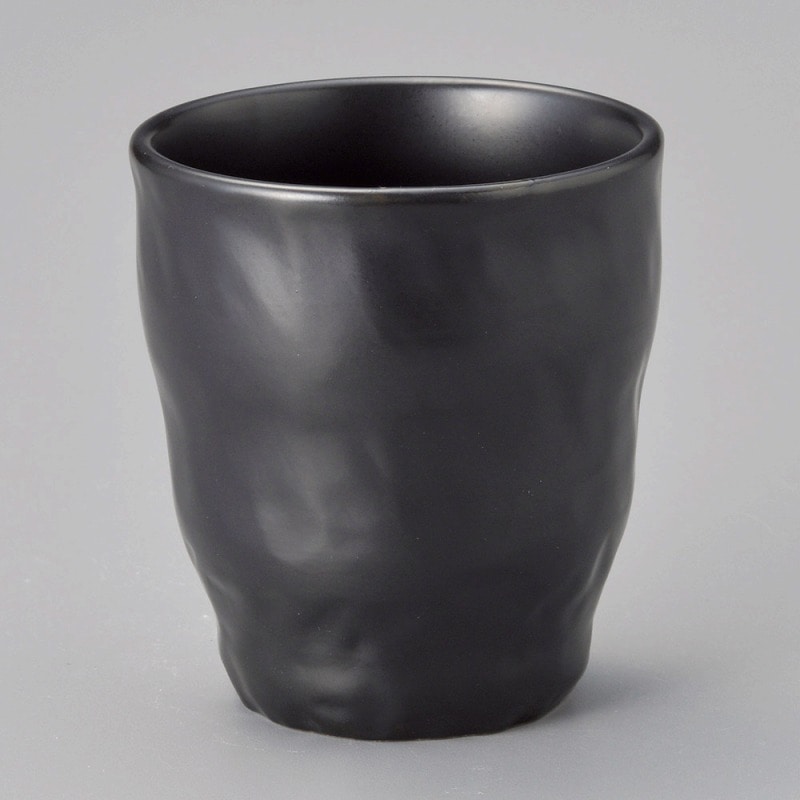 金正陶器 黒マットコップ 1個(ご注文単位1個)【直送品】