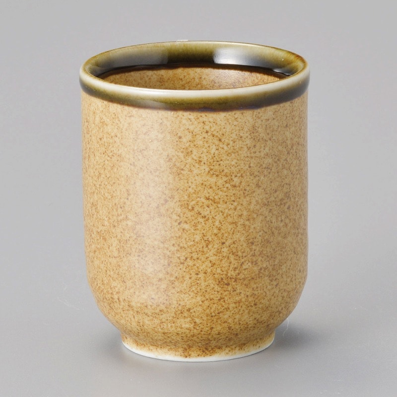 金正陶器 伊賀塗分け長湯呑 1個(ご注文単位1個)【直送品】