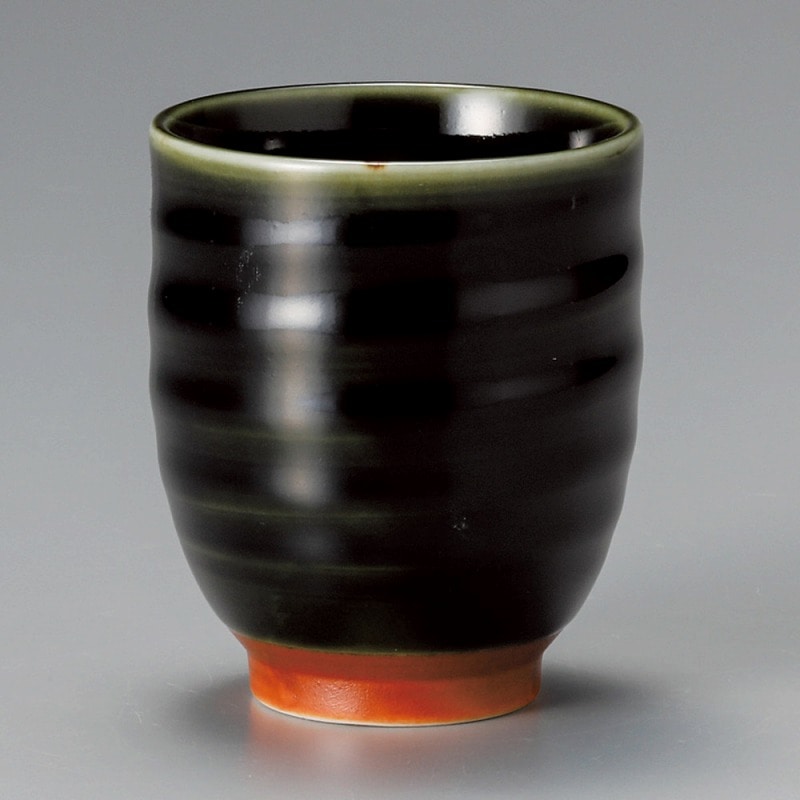 金正陶器 オリベ六兵湯呑 1個(ご注文単位1個)【直送品】