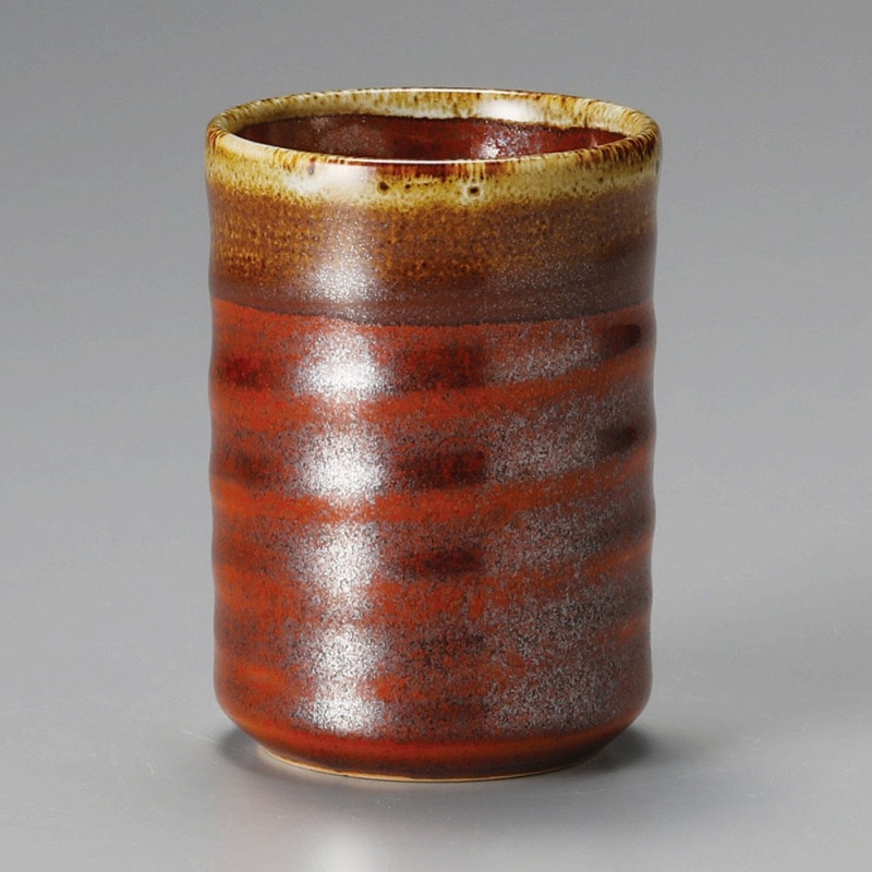 金正陶器 朱流六兵湯呑 1個(ご注文単位1個)【直送品】