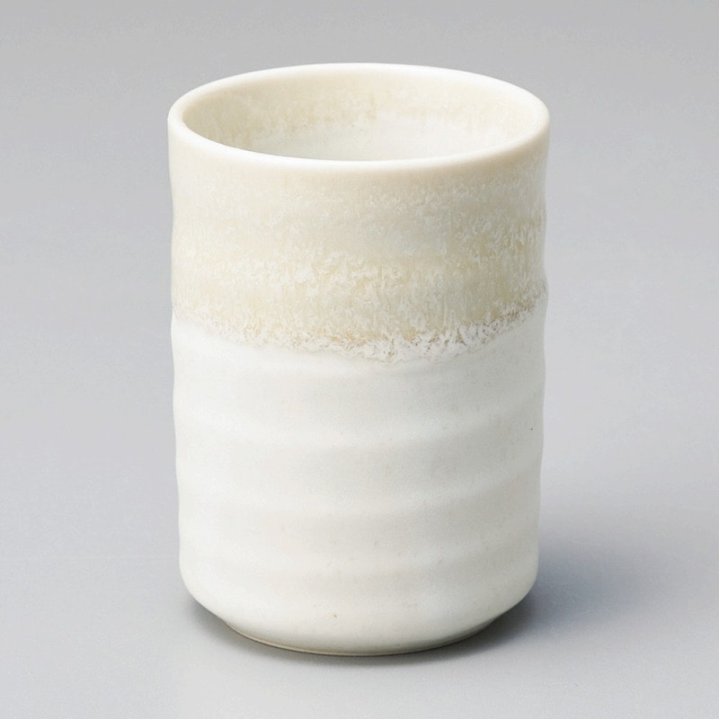 金正陶器 白うのふ湯呑 1個(ご注文単位1個)【直送品】
