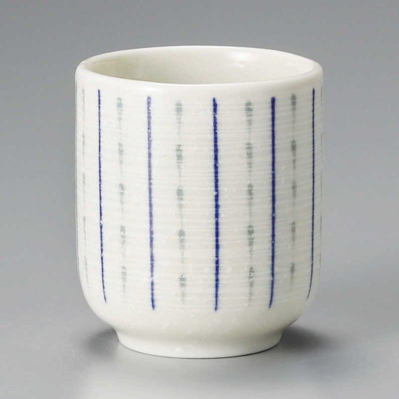 金正陶器 破線十草(青)長湯呑 1個(ご注文単位1個)【直送品】