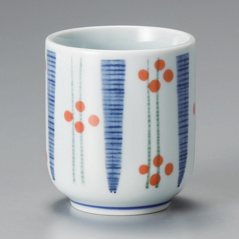 金正陶器 十草梅長湯呑 1個(ご注文単位1個)【直送品】