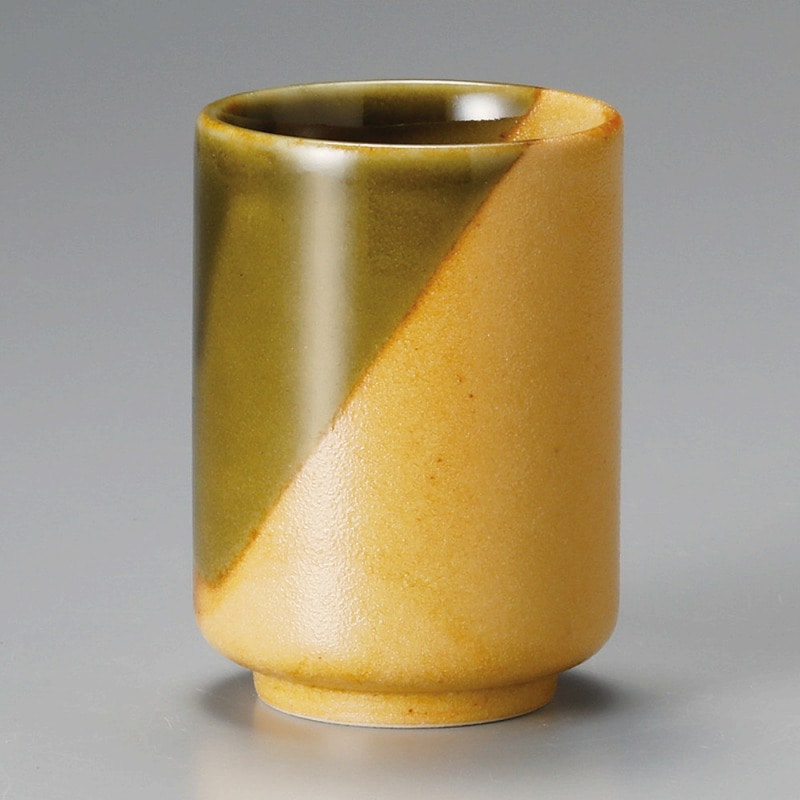 金正陶器 キゼト織部長湯呑 1個(ご注文単位1個)【直送品】