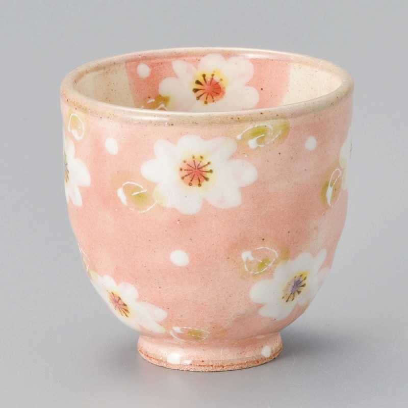 金正陶器 粉引花染湯呑(小) 1個(ご注文単位1個)【直送品】