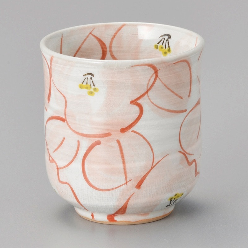 金正陶器 花椿湯呑(小) 1個(ご注文単位1個)【直送品】