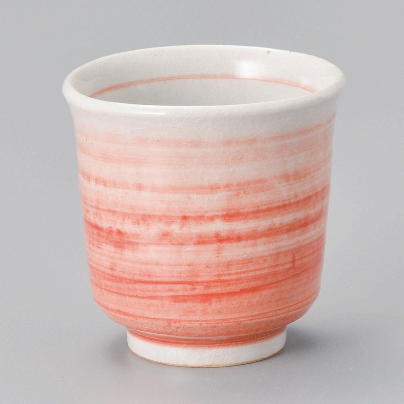 金正陶器 赤ボカシ湯呑(小) 1個(ご注文単位1個)【直送品】