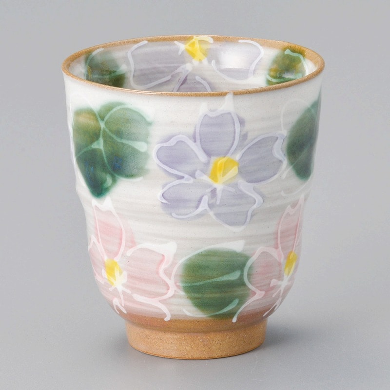 金正陶器 紫桜湯呑 1個(ご注文単位1個)【直送品】