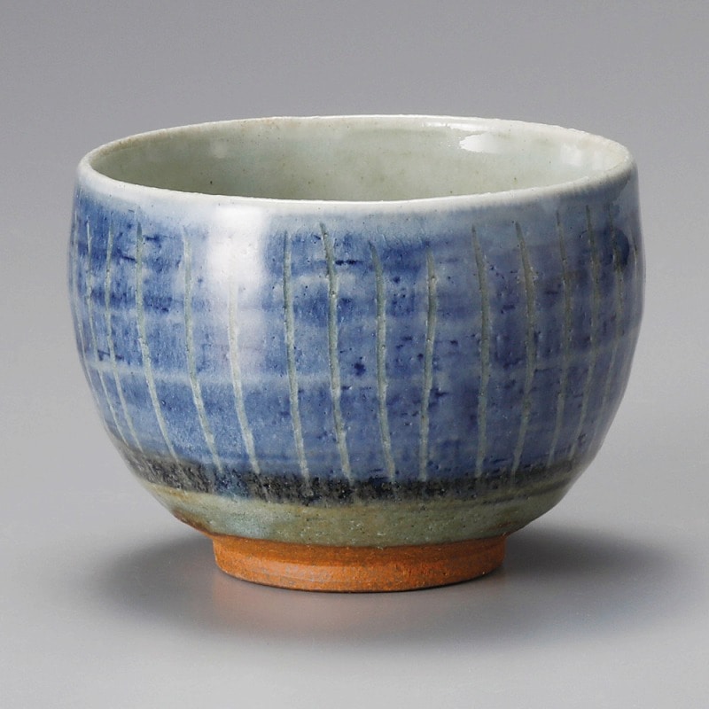 金正陶器 彫細十草ゆったり碗 1個(ご注文単位1個)【直送品】