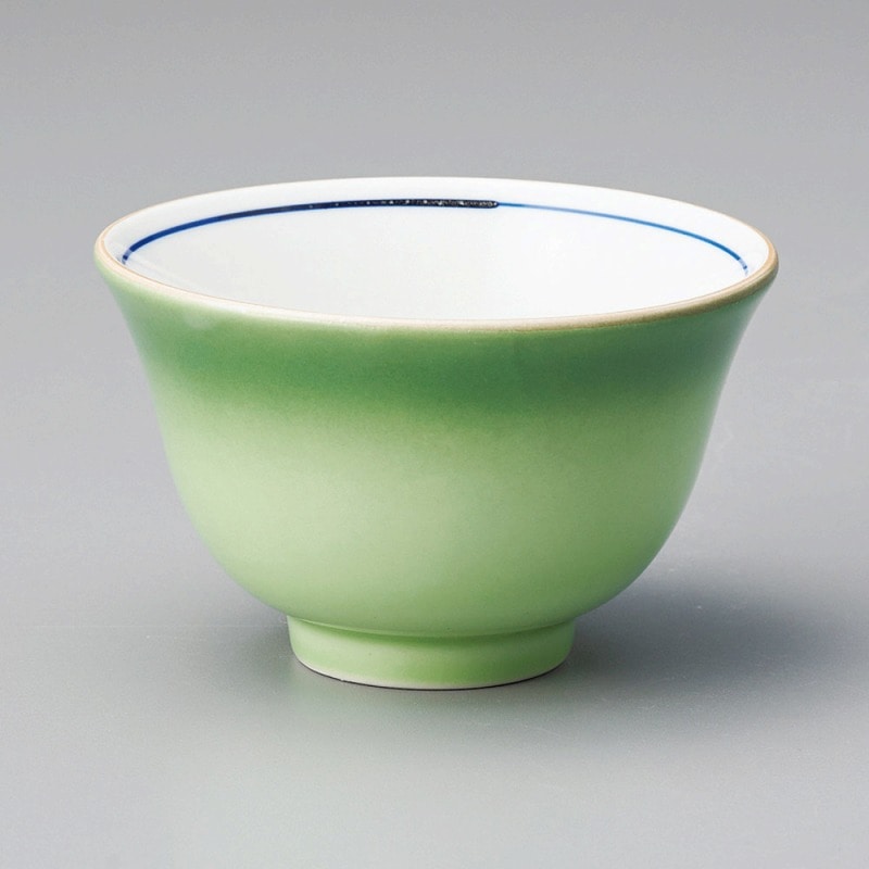 金正陶器 緑彩反煎茶(大) 1個(ご注文単位1個)【直送品】