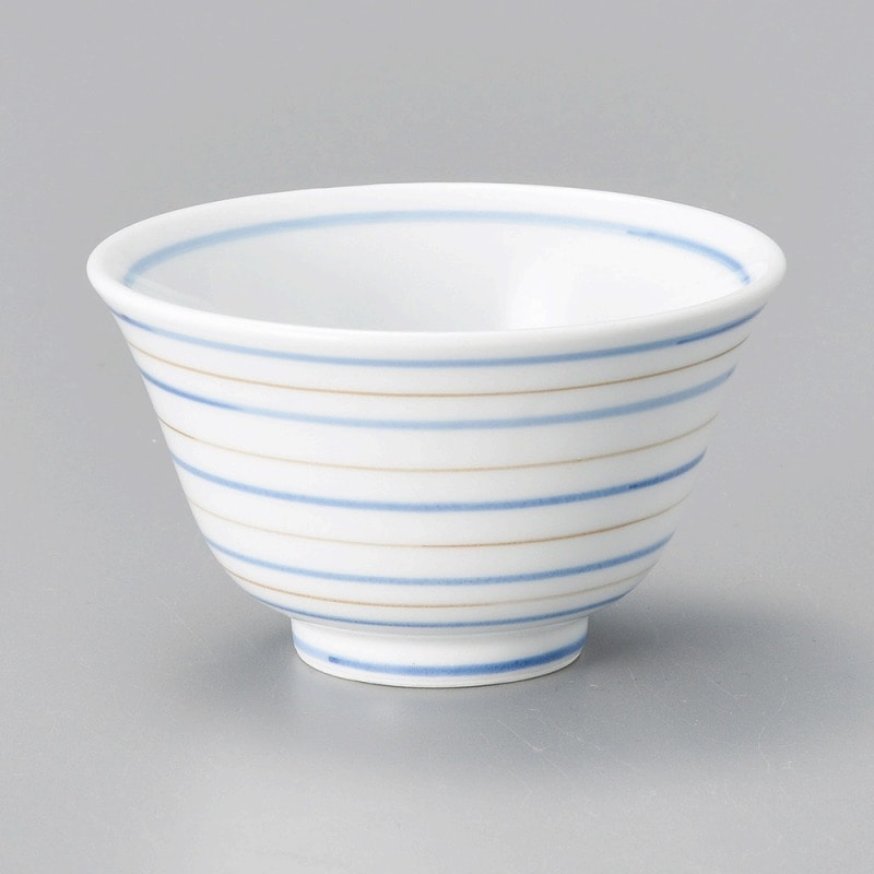 金正陶器 2色ライン反千茶 1個(ご注文単位1個)【直送品】