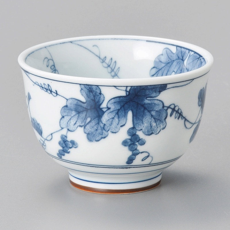 金正陶器 つたぶどう反千茶 1個(ご注文単位1個)【直送品】