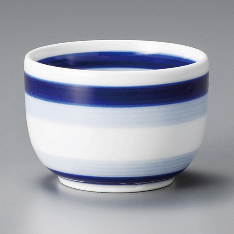 金正陶器 二色筋玉湯呑 1個(ご注文単位1個)【直送品】