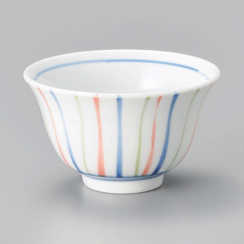 金正陶器 三色十草反千茶 1個(ご注文単位1個)【直送品】