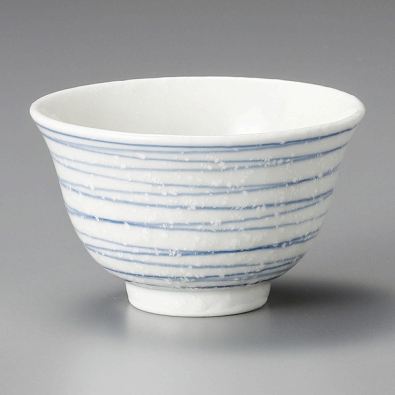金正陶器 粉雪ライン反千茶 1個(ご注文単位1個)【直送品】