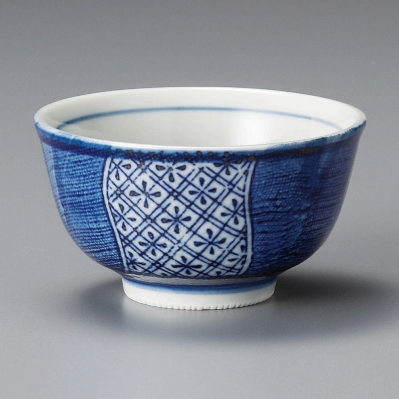 金正陶器 厚口古染祥瑞反千茶 1個(ご注文単位1個)【直送品】
