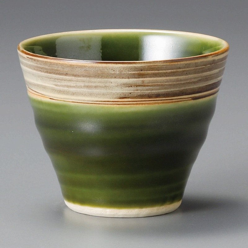 金正陶器 織部湯呑 1個(ご注文単位1個)【直送品】