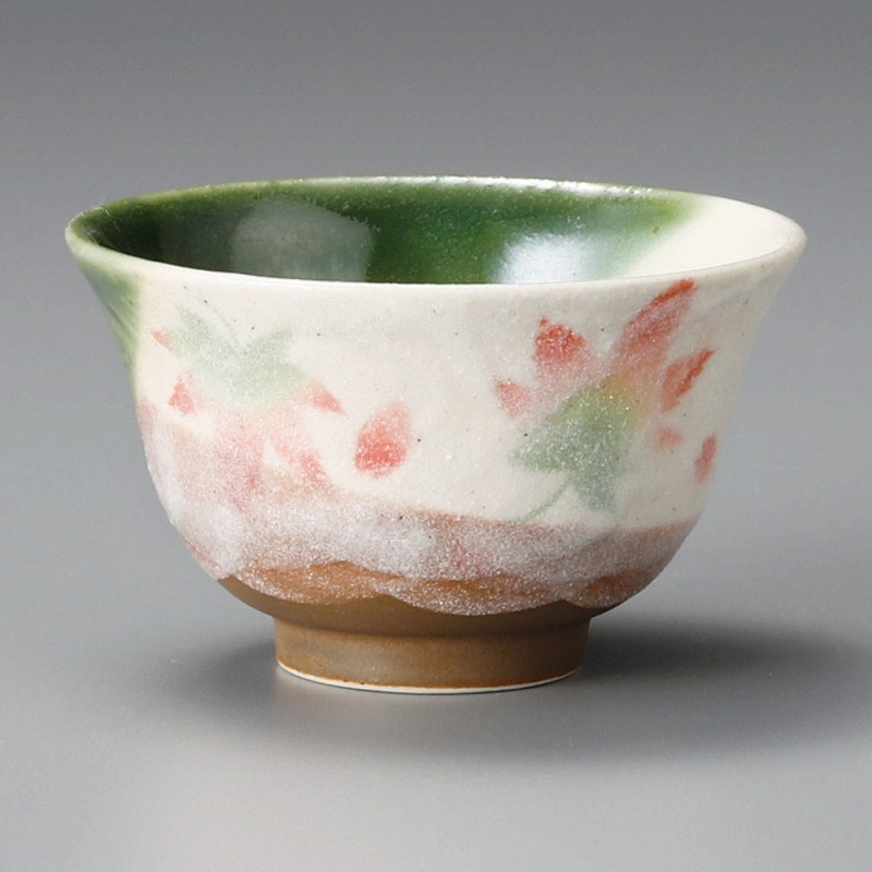 金正陶器 織部春秋反千茶 1個(ご注文単位1個)【直送品】
