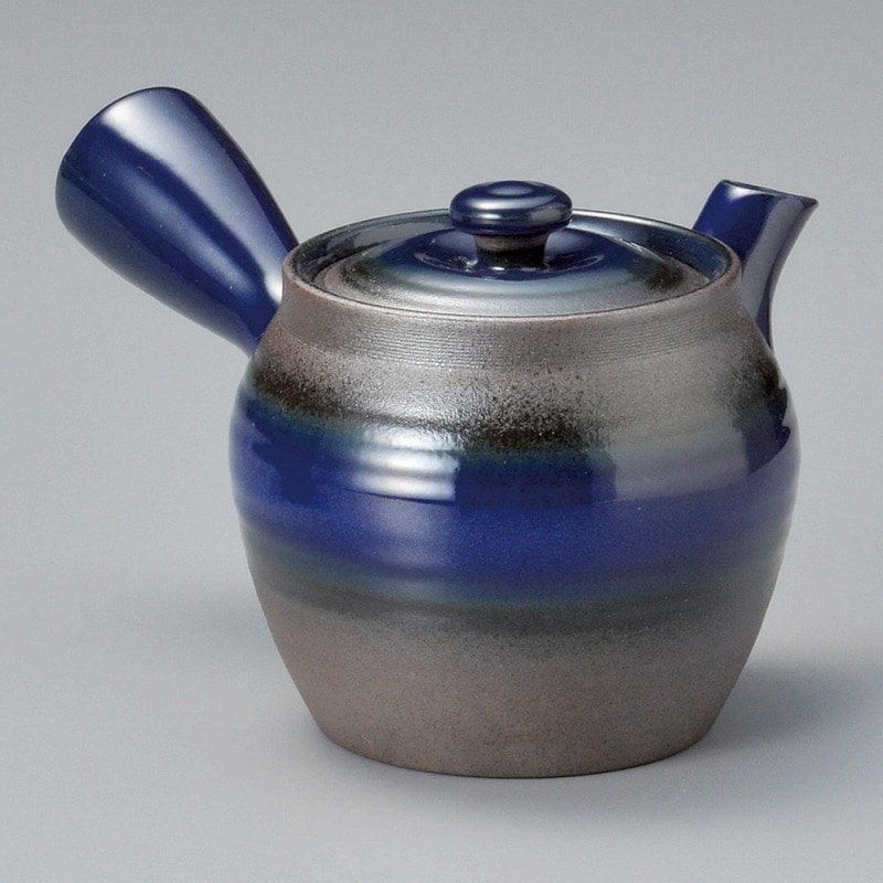 金正陶器 萬古焼青木米型急須(丸アミ) 1個(ご注文単位1個)【直送品】