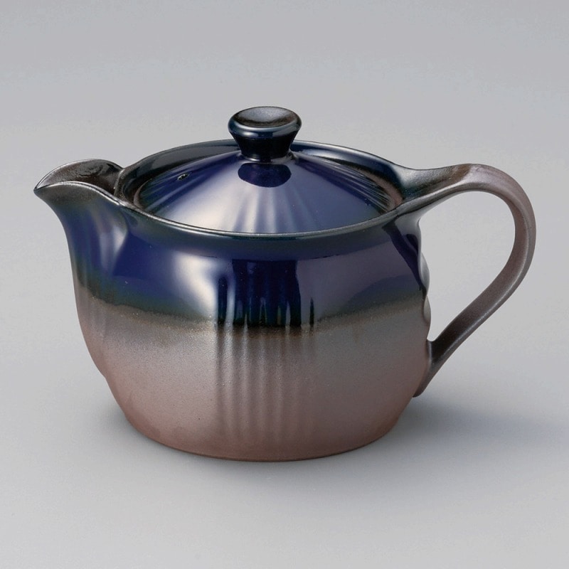 金正陶器 萬古ポットルリ平アミ 1個(ご注文単位1個)【直送品】