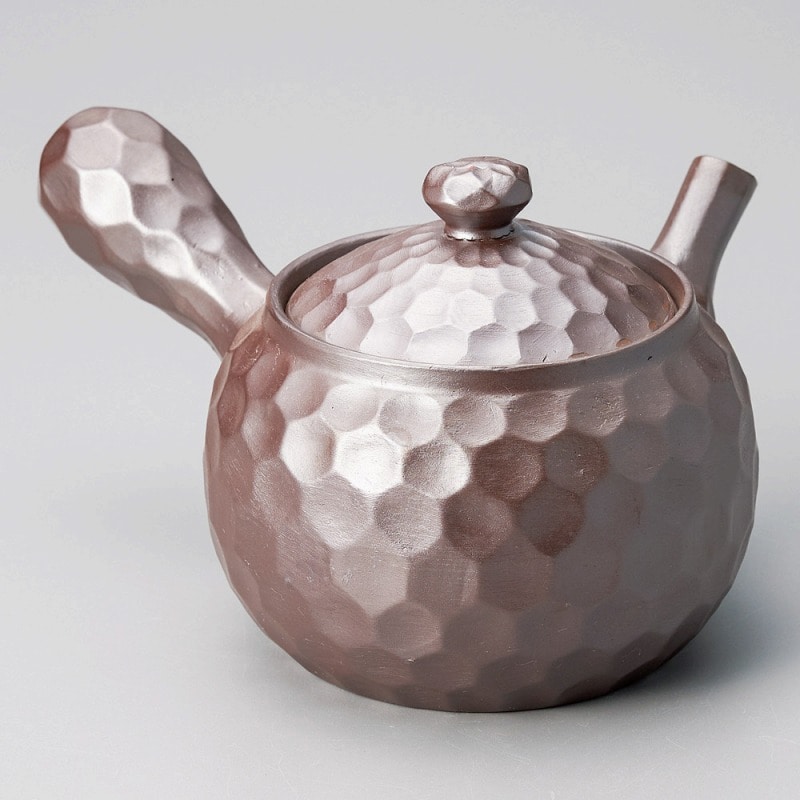 金正陶器 紫泥ダイヤ大急須(丸網) 1個(ご注文単位1個)【直送品】