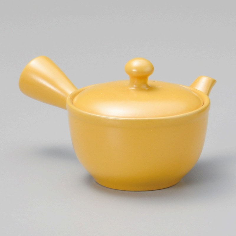 金正陶器 黄碗型急須(平アミ) 1個(ご注文単位1個)【直送品】