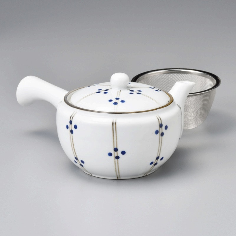 金正陶器 十草丸紋青DB急須 1個(ご注文単位1個)【直送品】