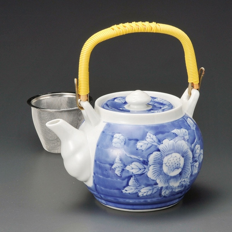 金正陶器 ダミ牡丹8号土瓶 1個(ご注文単位1個)【直送品】