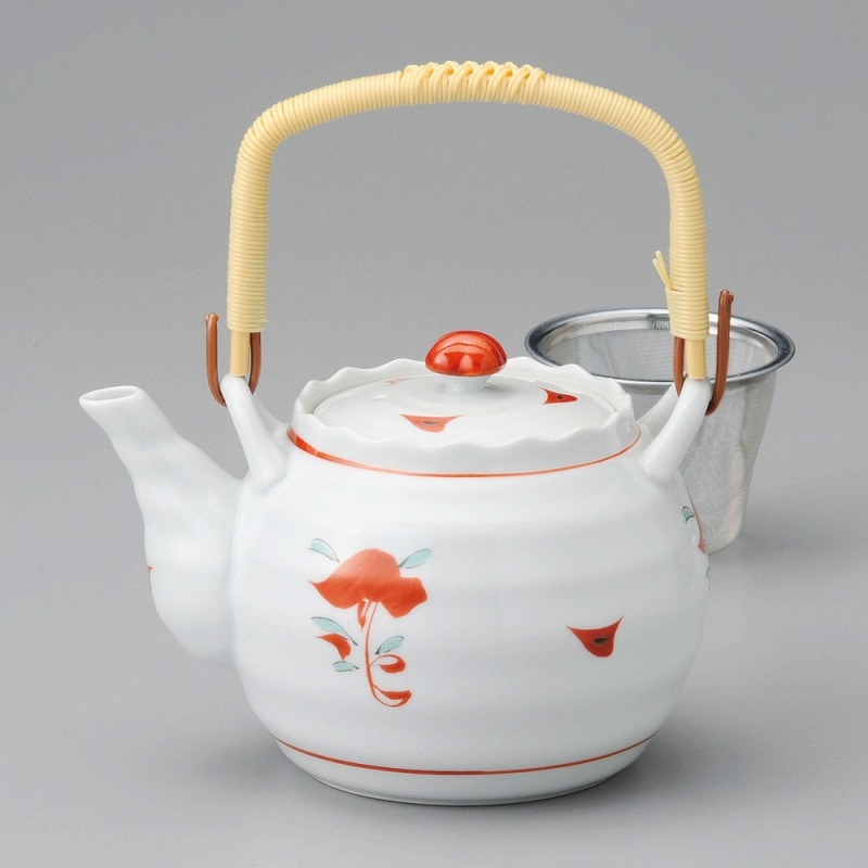 金正陶器 錦万暦4号土瓶(U) 1個(ご注文単位1個)【直送品】