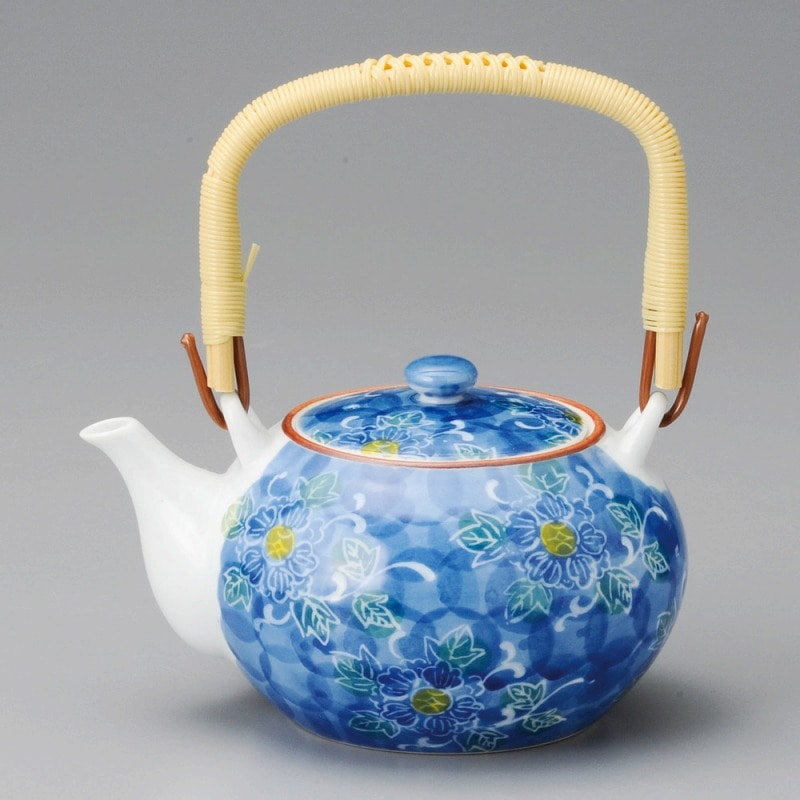 金正陶器 色牡丹M4号土瓶 1個(ご注文単位1個)【直送品】