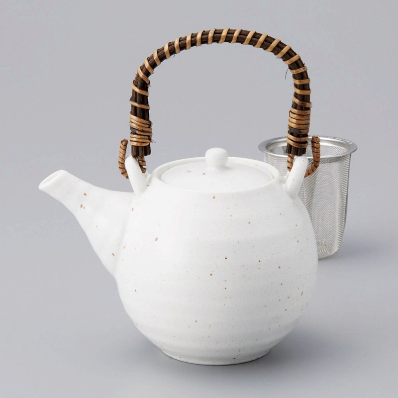 金正陶器 白備前土瓶(茶コシ付) 1個(ご注文単位1個)【直送品】