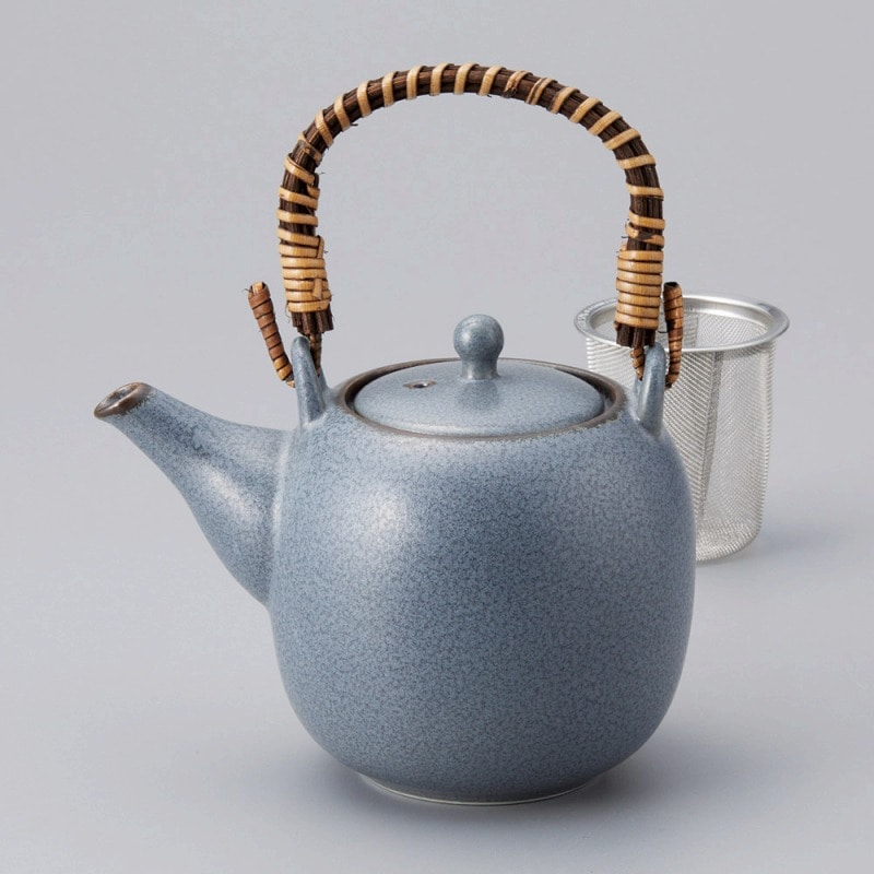 金正陶器 アッシュ(グレー)つるつる土瓶 1個(ご注文単位1個)【直送品】