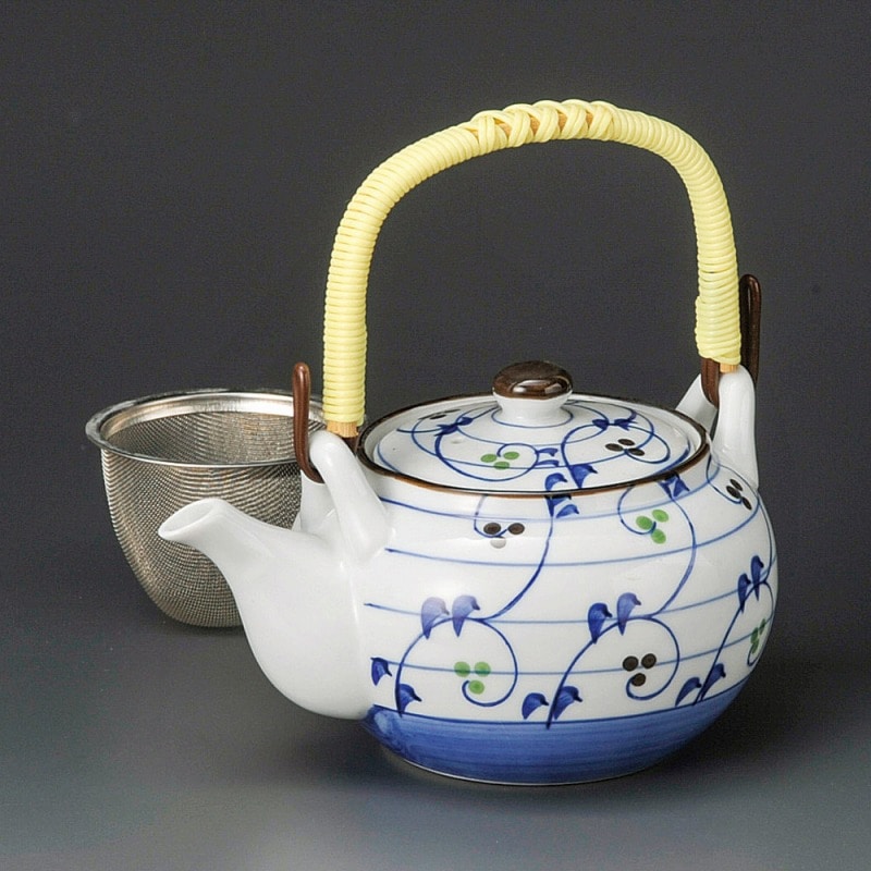 金正陶器 つる木の実BA4号土瓶 1個(ご注文単位1個)【直送品】