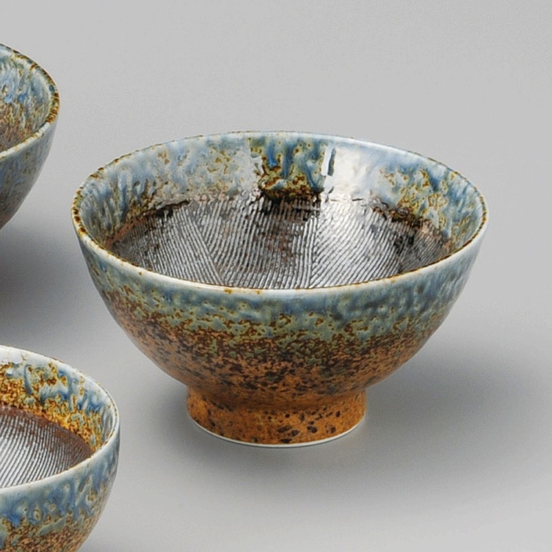 金正陶器 民芸藍流し5.8京丼 1個（ご注文単位1個）【直送品】